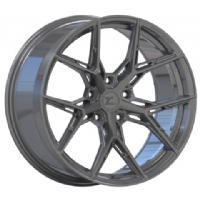 TISLI Hyperion 8.5"X19-5/112  ET45 Titanium Silver Flow Formed (900 Kg)